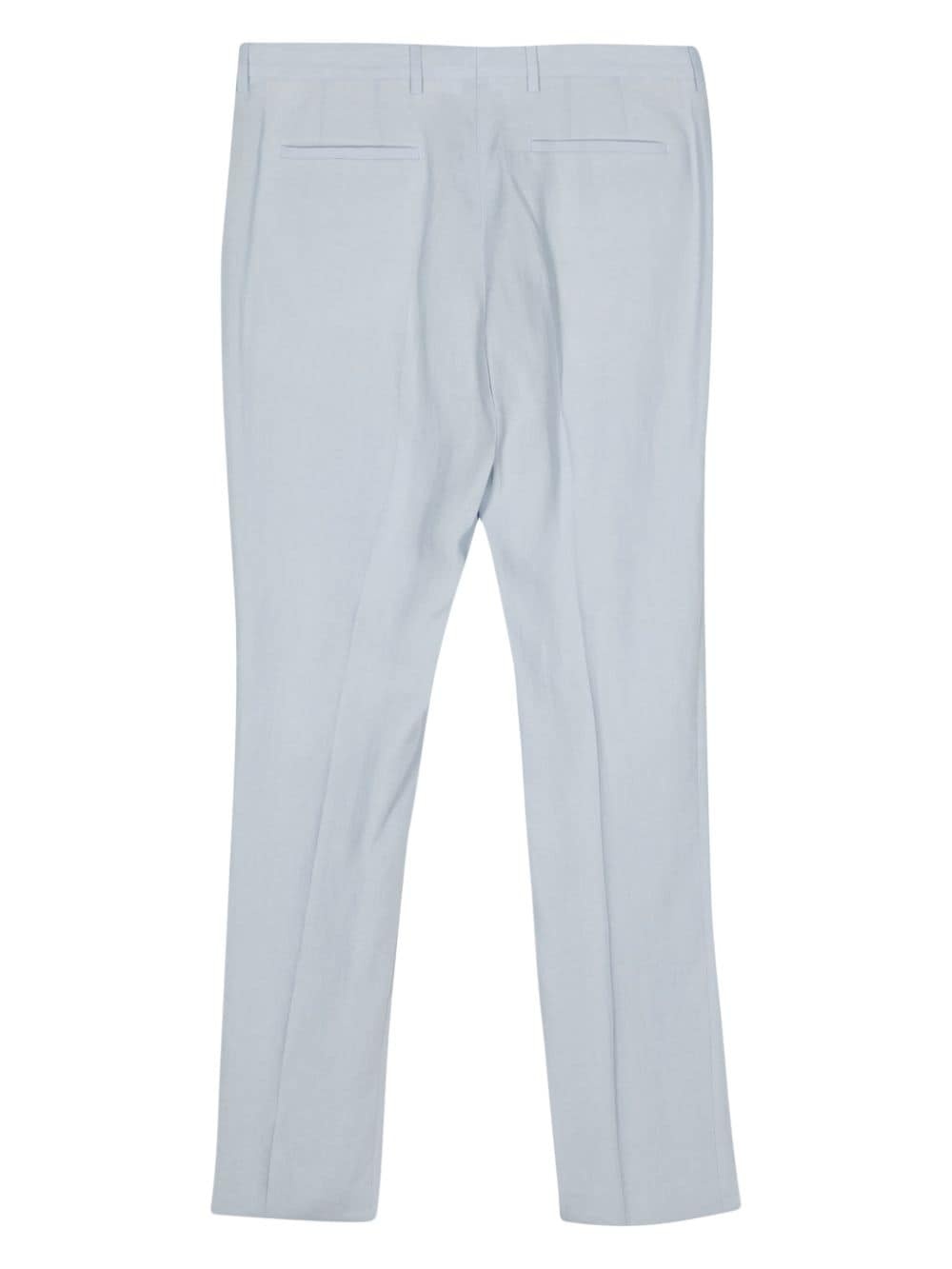 tailored linen trousers - 2