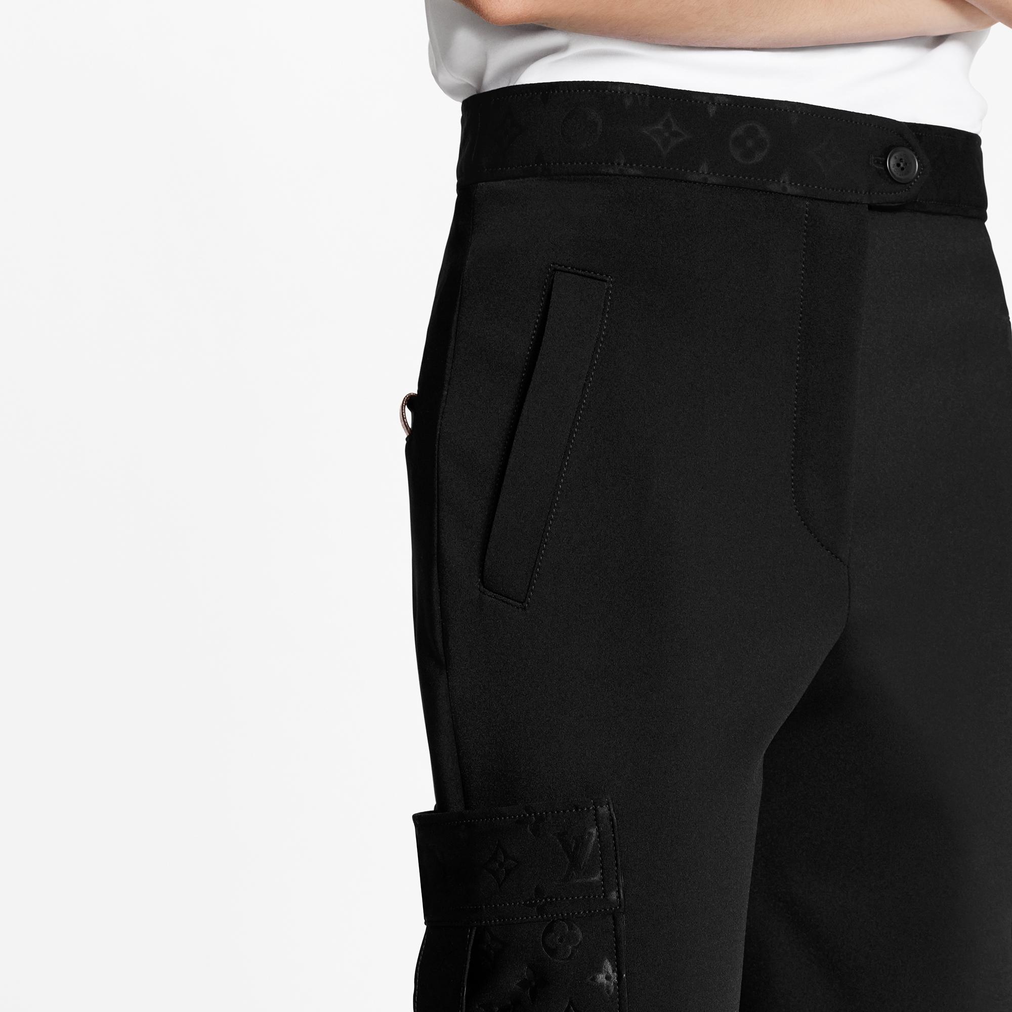 Monogram Detail Cargo Pants - 5