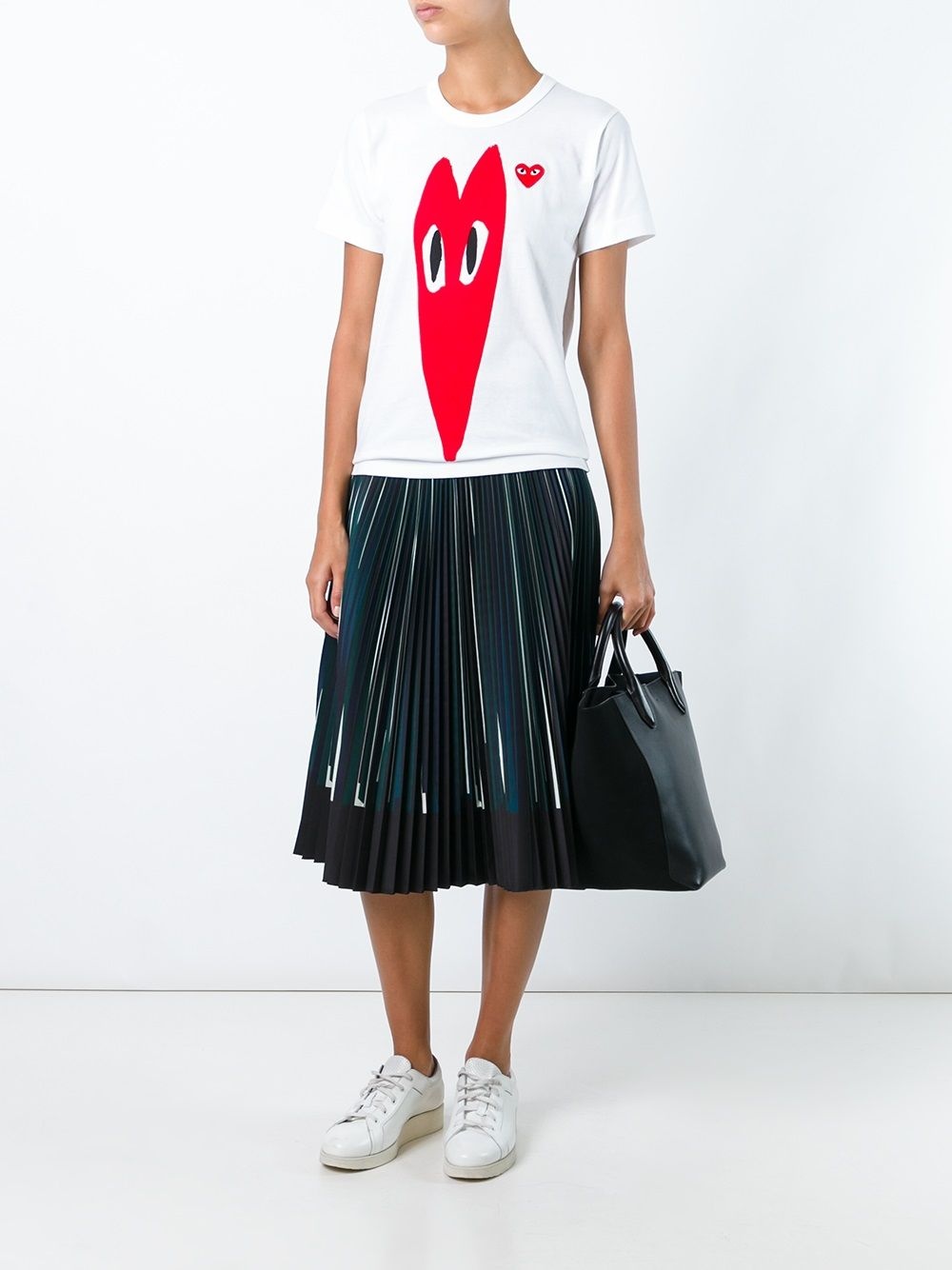 stretch logo print T-shirt - 9