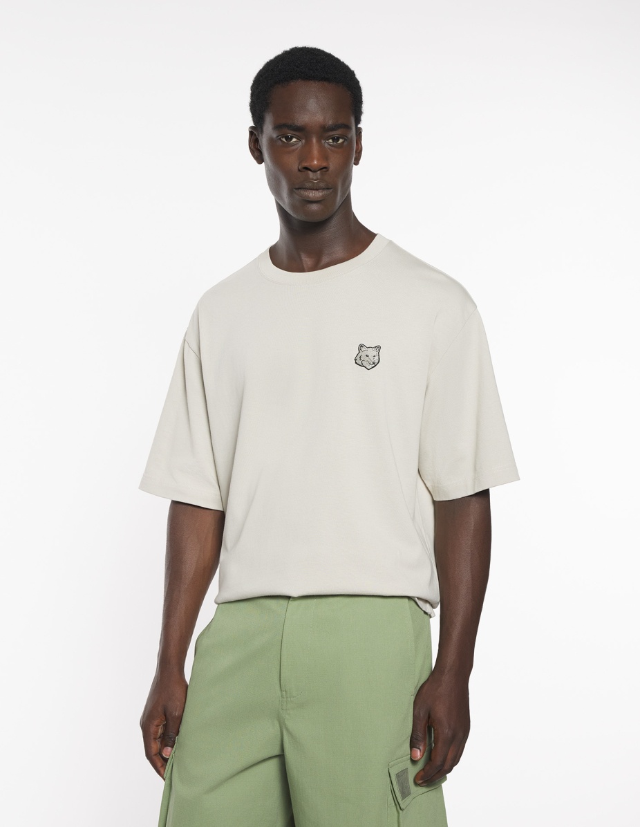 BOLD FOX HEAD PATCH OVERSIZE TEE SHIRT - 3