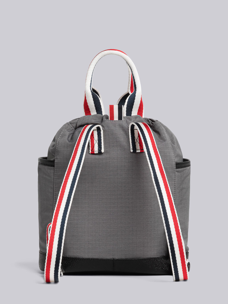Ripstop Stripe Mini Tote Backpack 4
