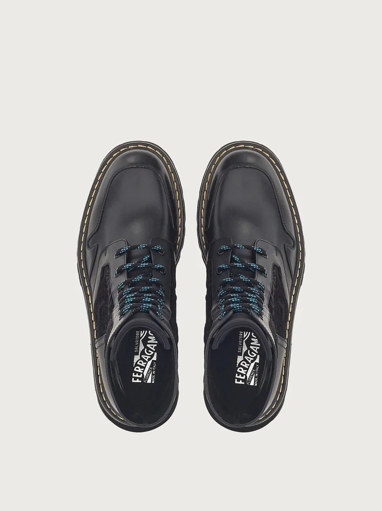 COMBAT BOOT WITH GANCINI ORNAMENT - 7
