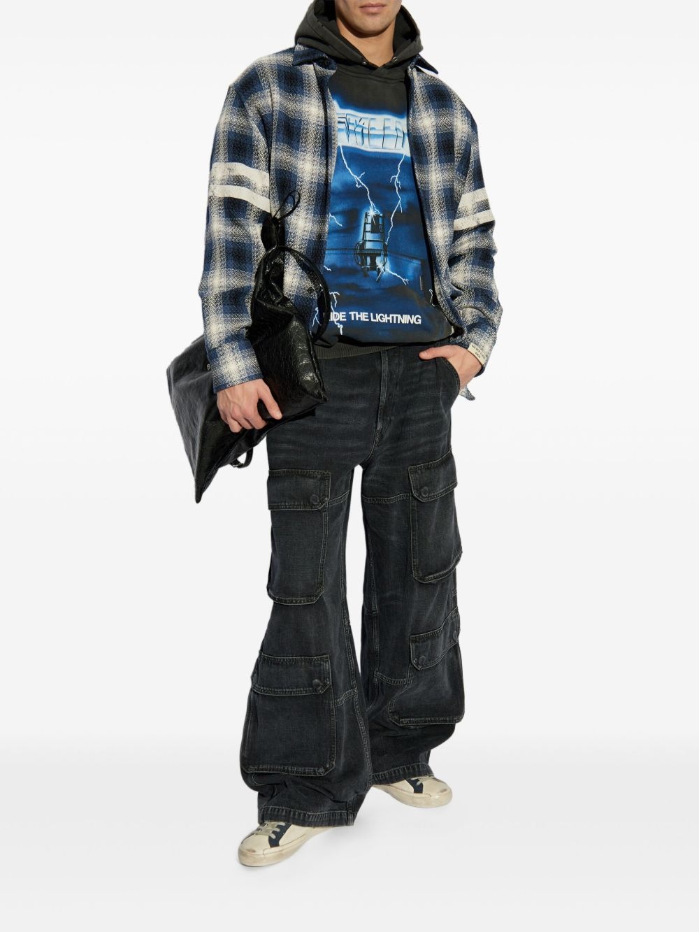 plaid-check shirt - 2