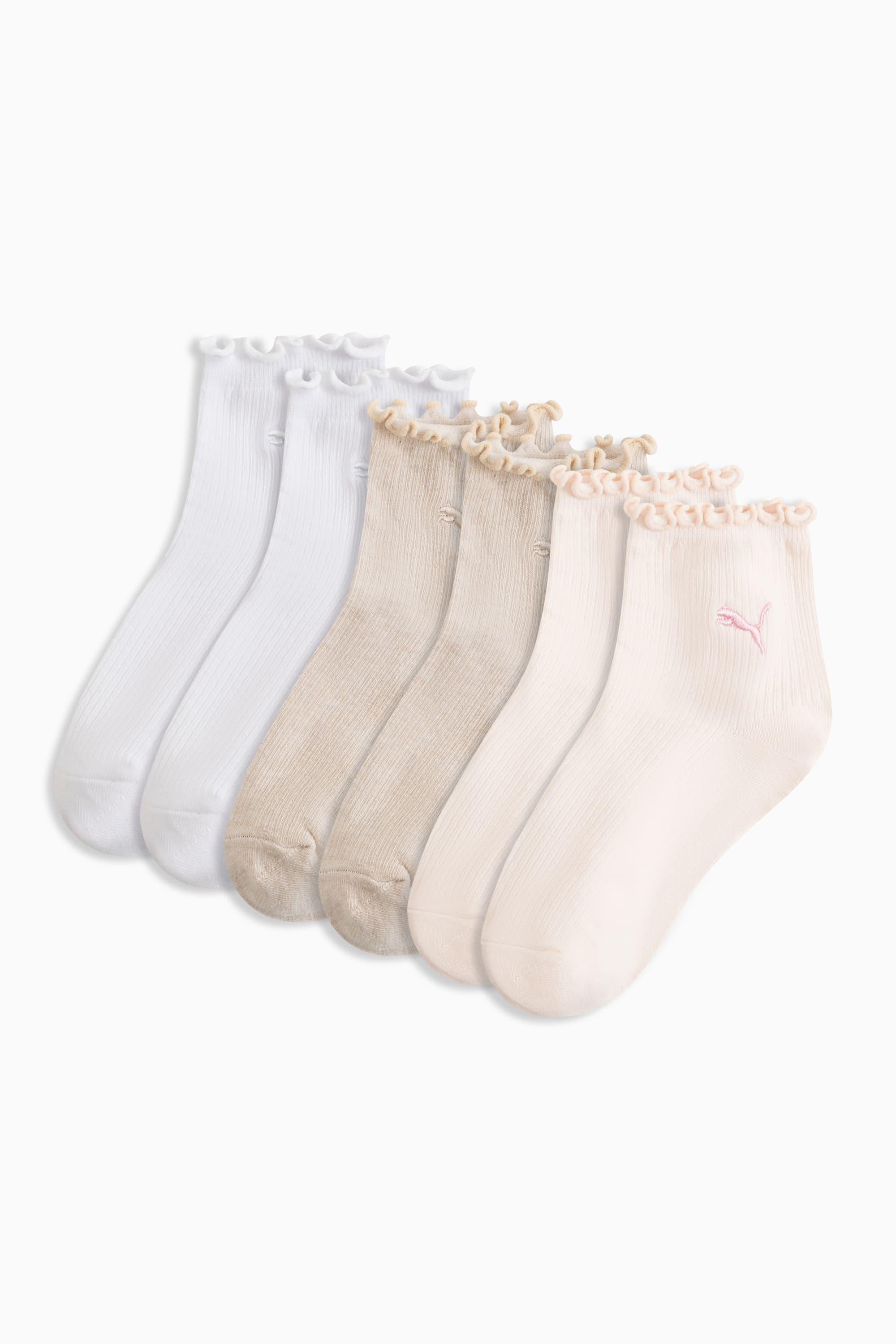3PK WOMENS NON TERRY QTR CRE Women - 1