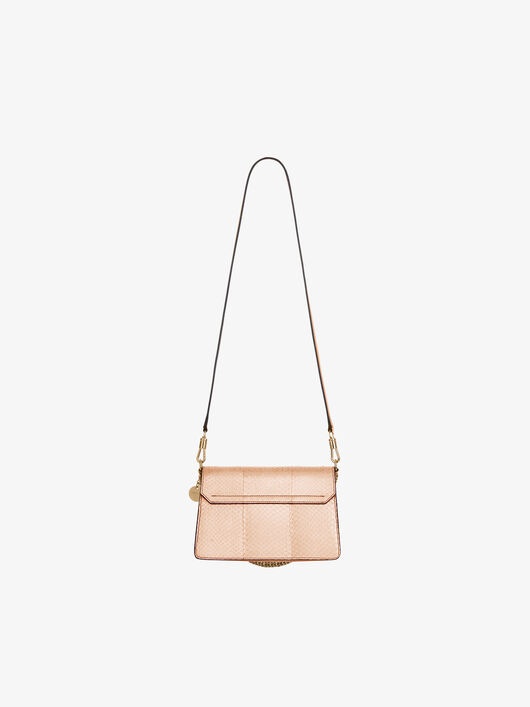 SMALL GV3 BAG IN METALIZED WATER SNAKE SKIN - 4