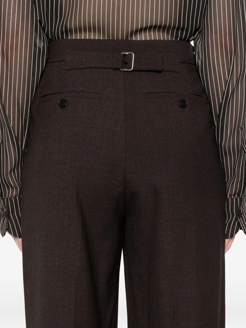Low Classic Pleated-front Trousers 4