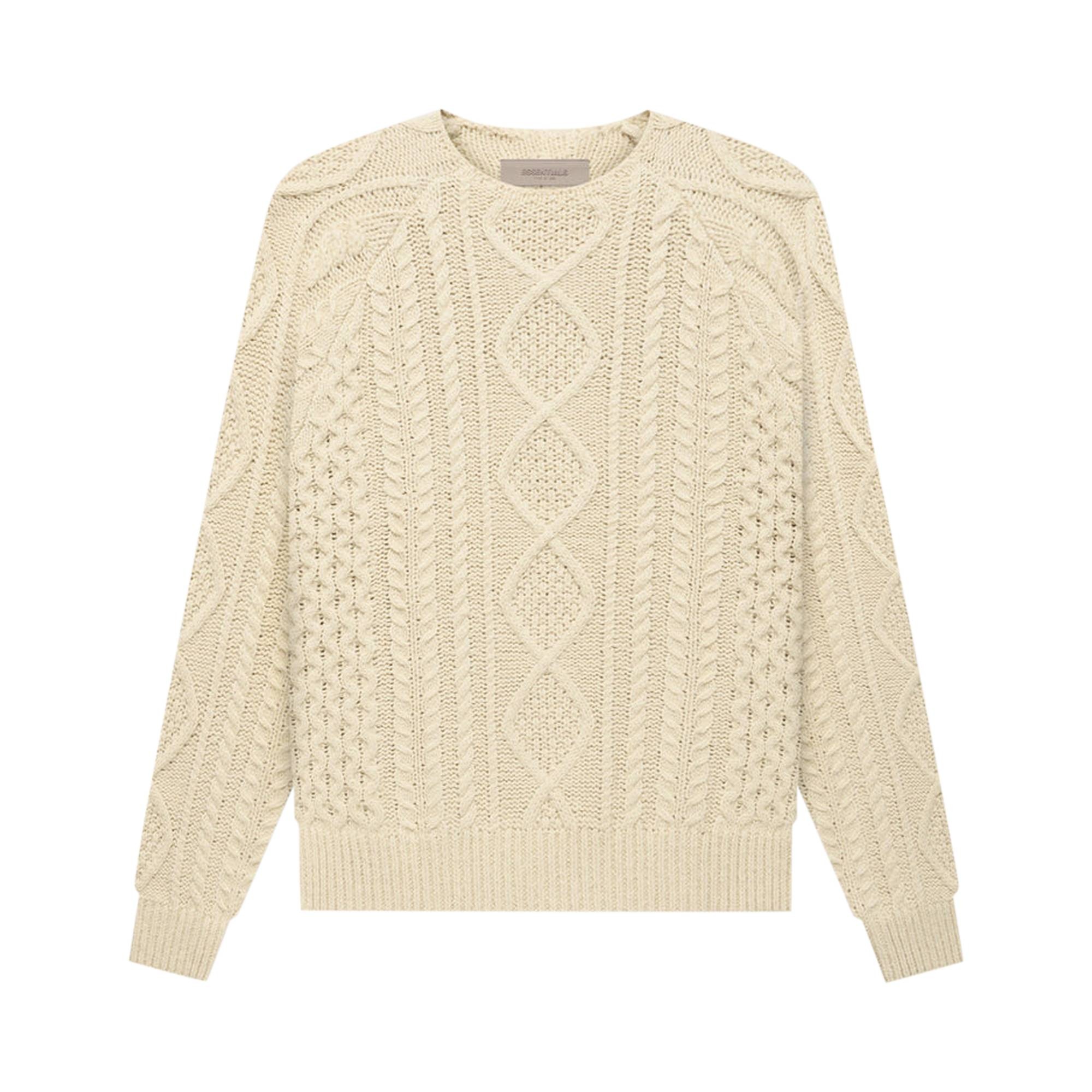 Fear of God Essentials Cable Knit 'Eggshell' - 1