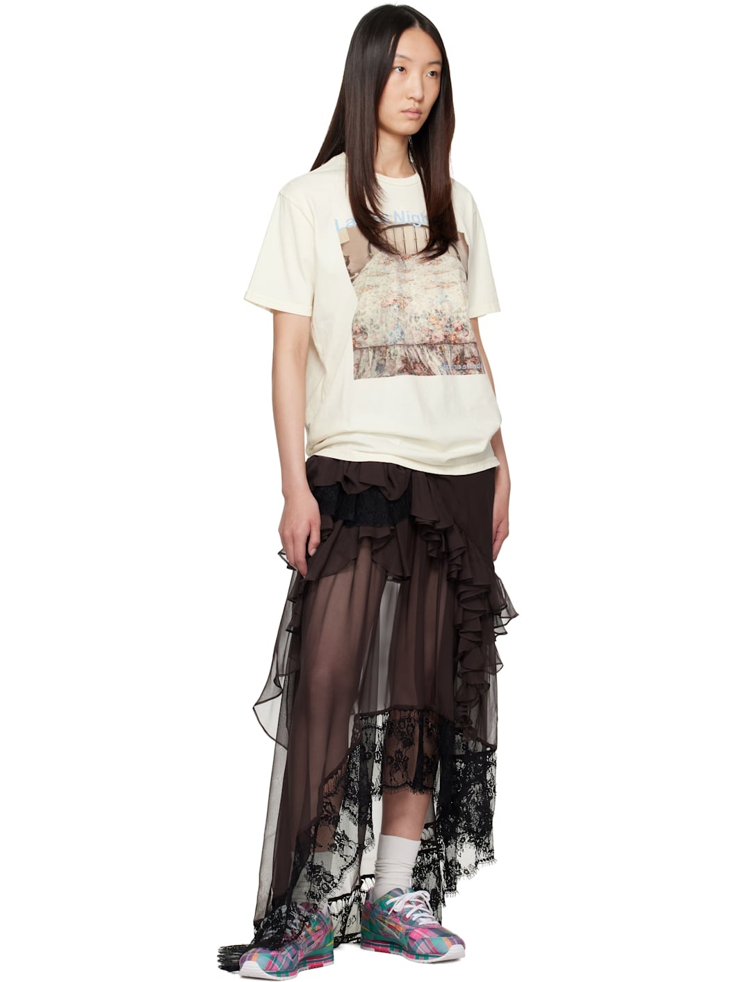 Burgundy Angelica Maxi Skirt - 4
