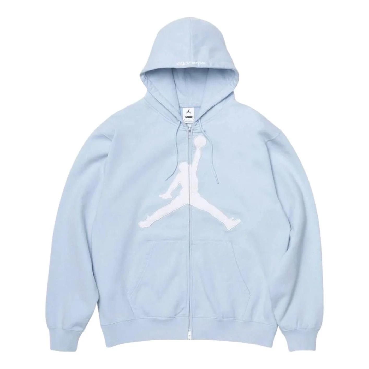 Supreme x Jordan SS26 Hooded Sweatshirt 'Light Blue' SUP-SS26-309-BLU - 1