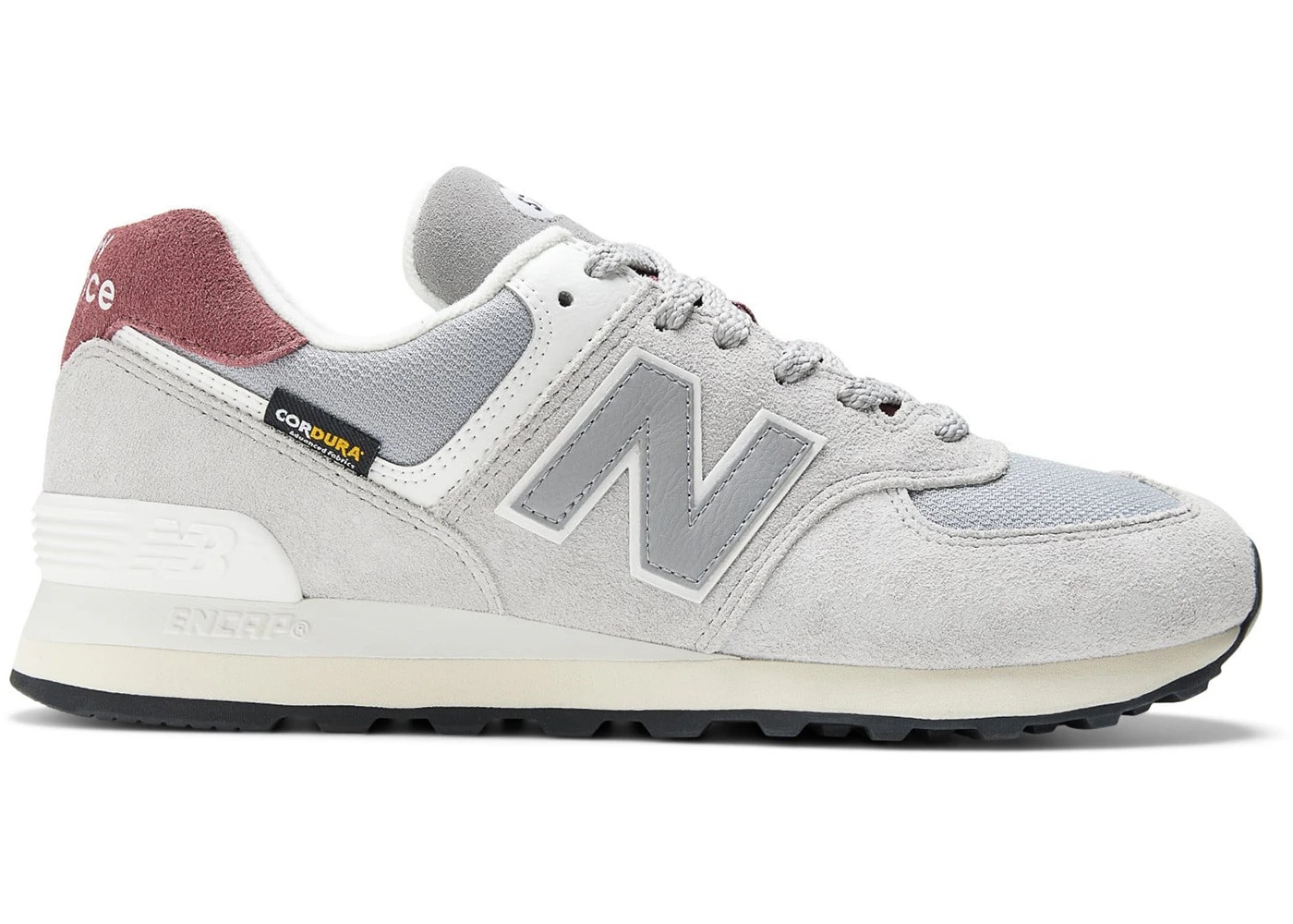 New Balance 574 Cordura Grey Brick Red - 1