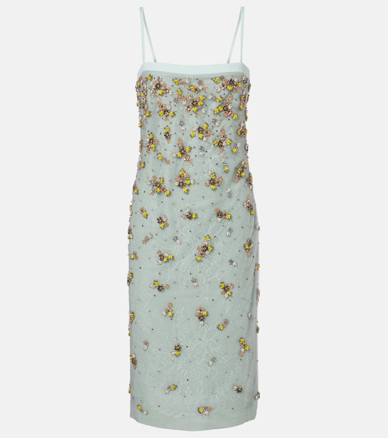 Palla embellished lace and tulle midi dress 1