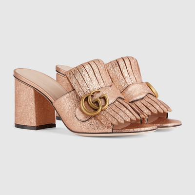 GUCCI Women's mid-heel slide outlook