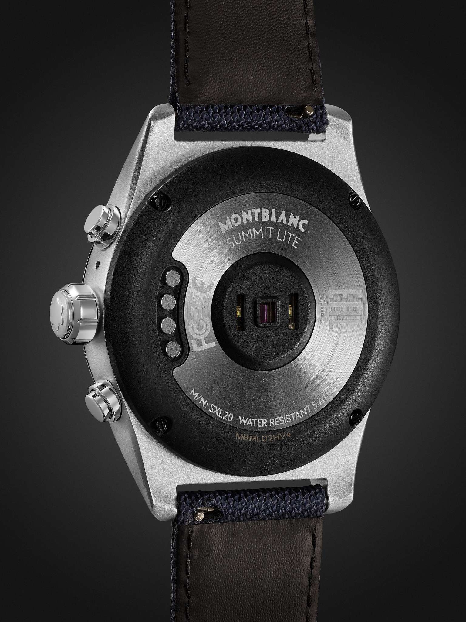 Summit Lite 43mm Aluminium and Nylon Smart Watch, Ref. No. 128411 - 4
