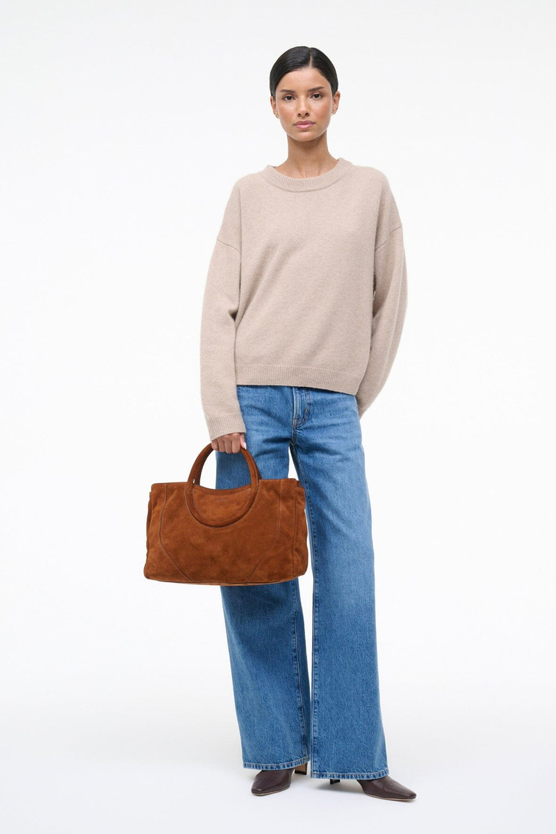 STAUD STAUD MAUDE SATCHEL TAN outlook