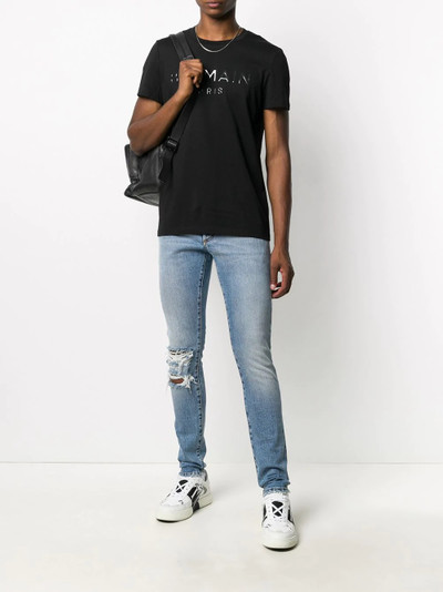 Balmain distressed skinny jeans outlook