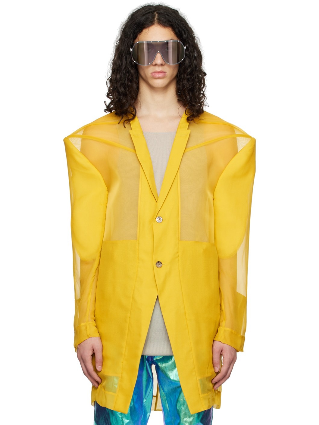 Yellow Transtatlin Coat - 1