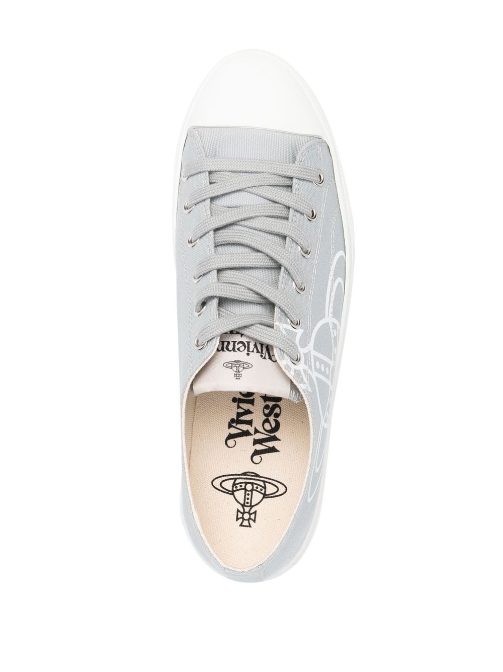 Orb logo print sneakers - 4