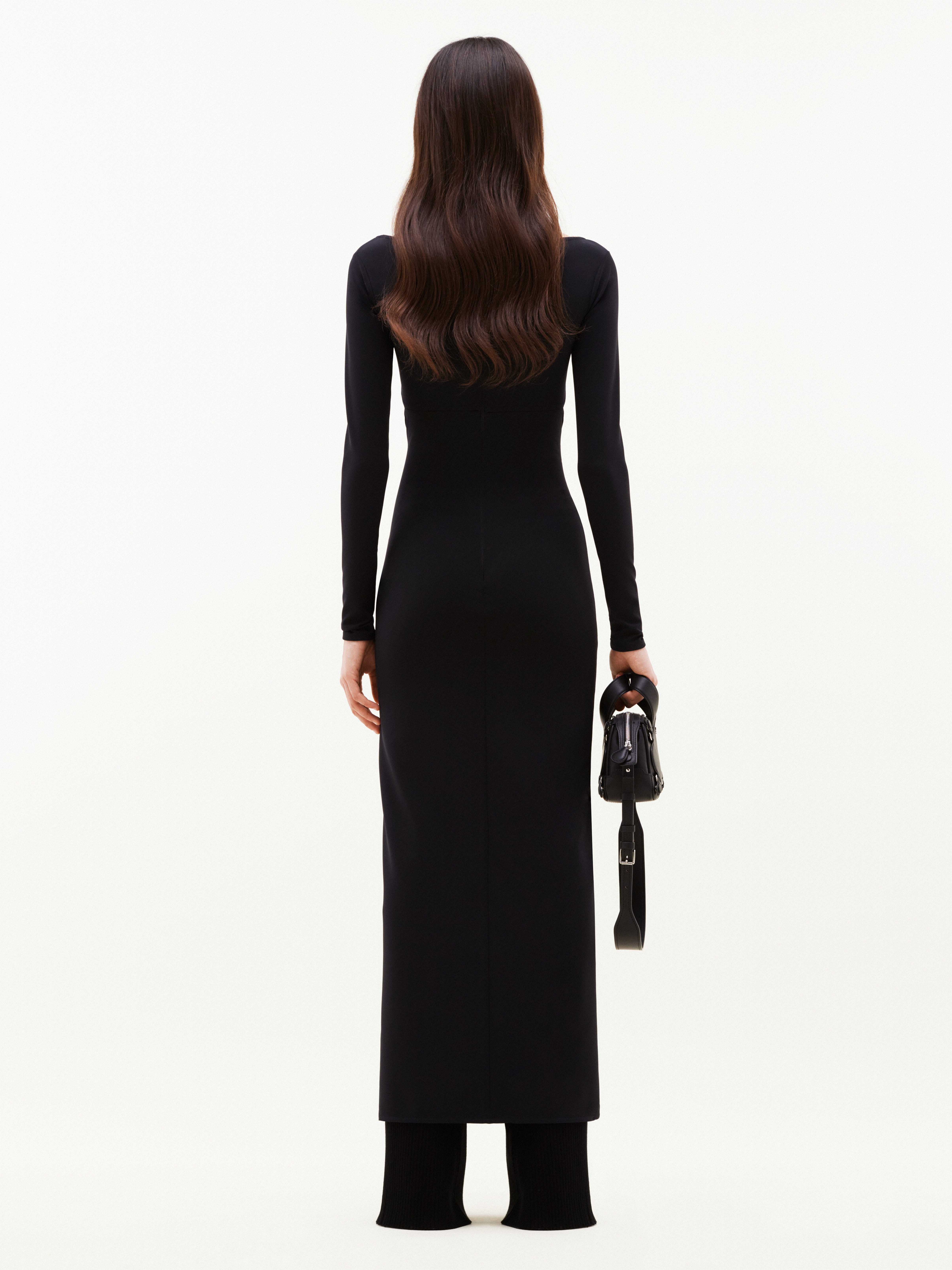 SWALLOW BREAST LONG SLEEVES MILANO DRESS - 4