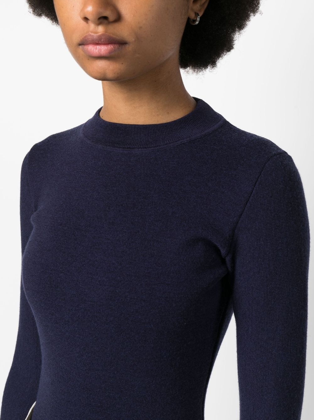 Joan flared-cuff knitted jumper - 5