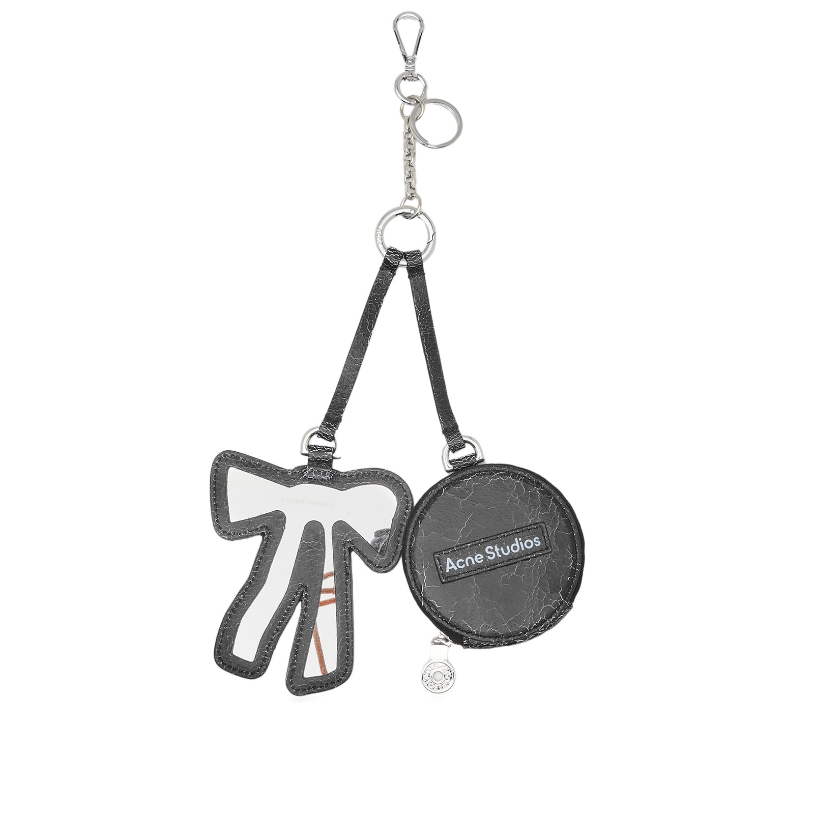 Acne Studios Bow Mirror Keyring - 1