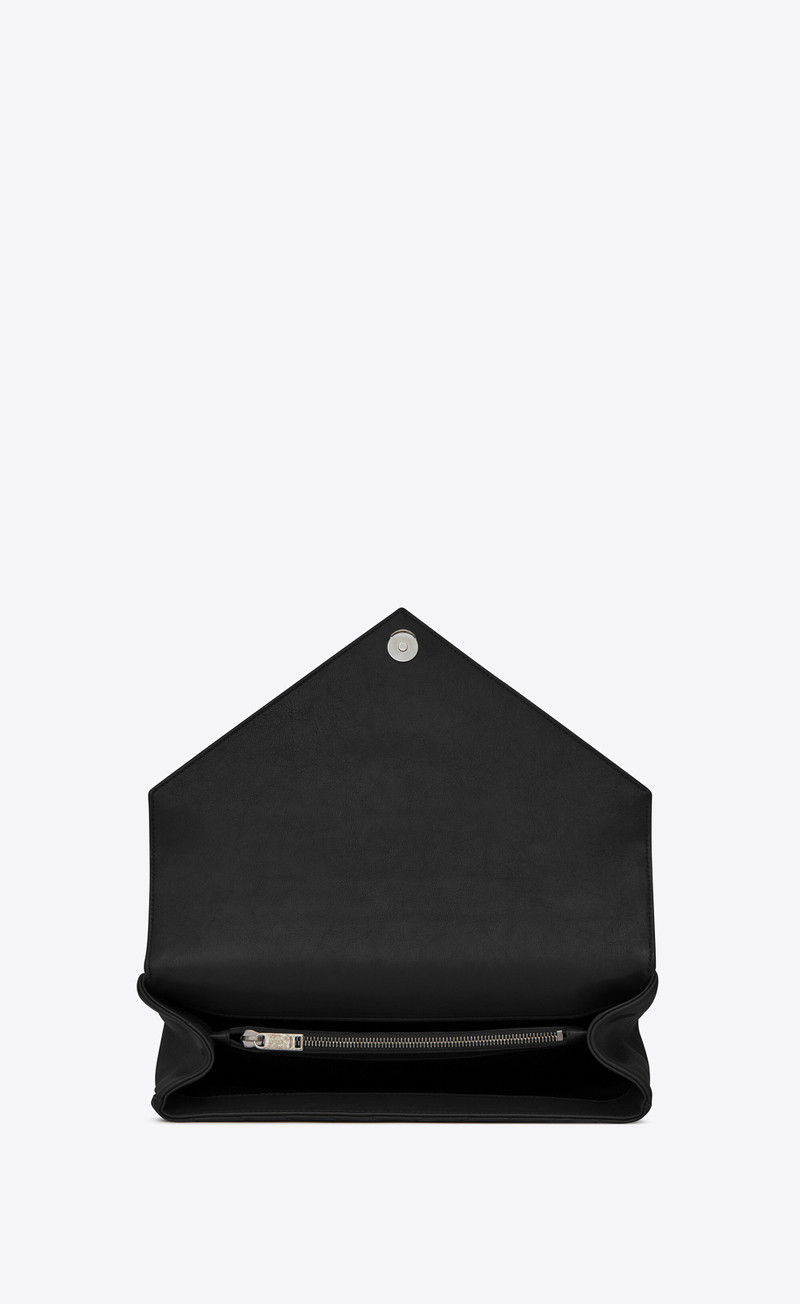 college large chain bag in quilted leather 6