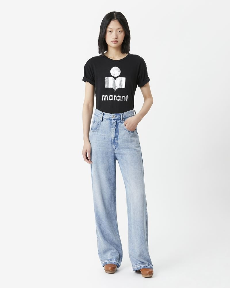 Isabel Marant Étoile KOLDI LINEN LOGO T-SHIRT outlook