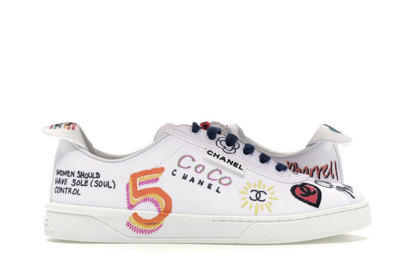 Chanel Sneakers Pharrell White Multi-Color (Women's) 1