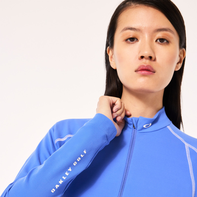 Woman Ribbed Qtr Zip 6