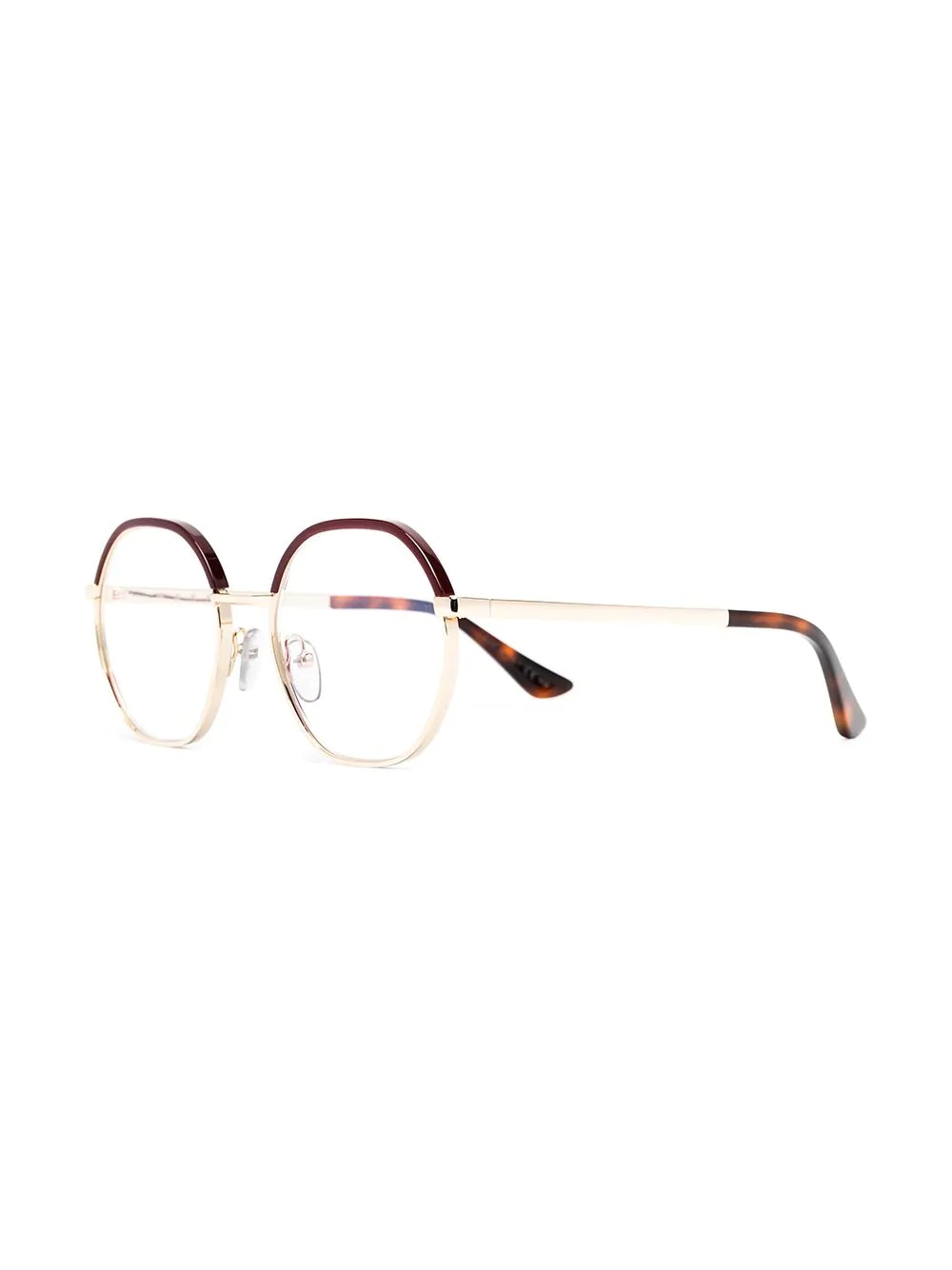 round-frame tortoisehsell glasses - 2