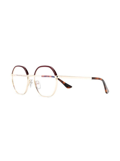 Marni round-frame tortoisehsell glasses outlook