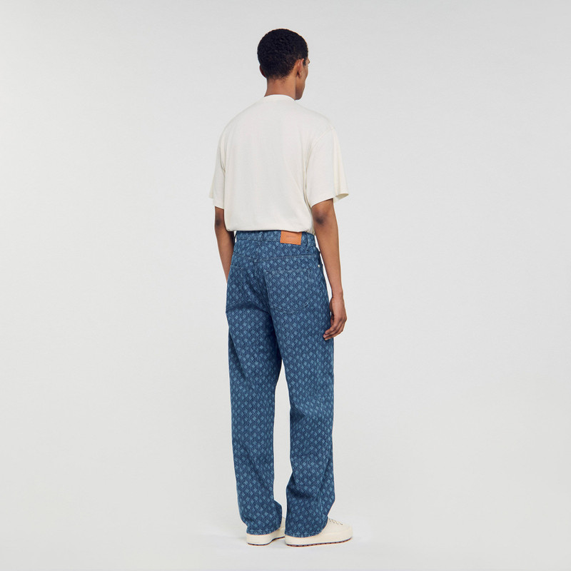 ROPE PATTERN BAGGY JEANS 6