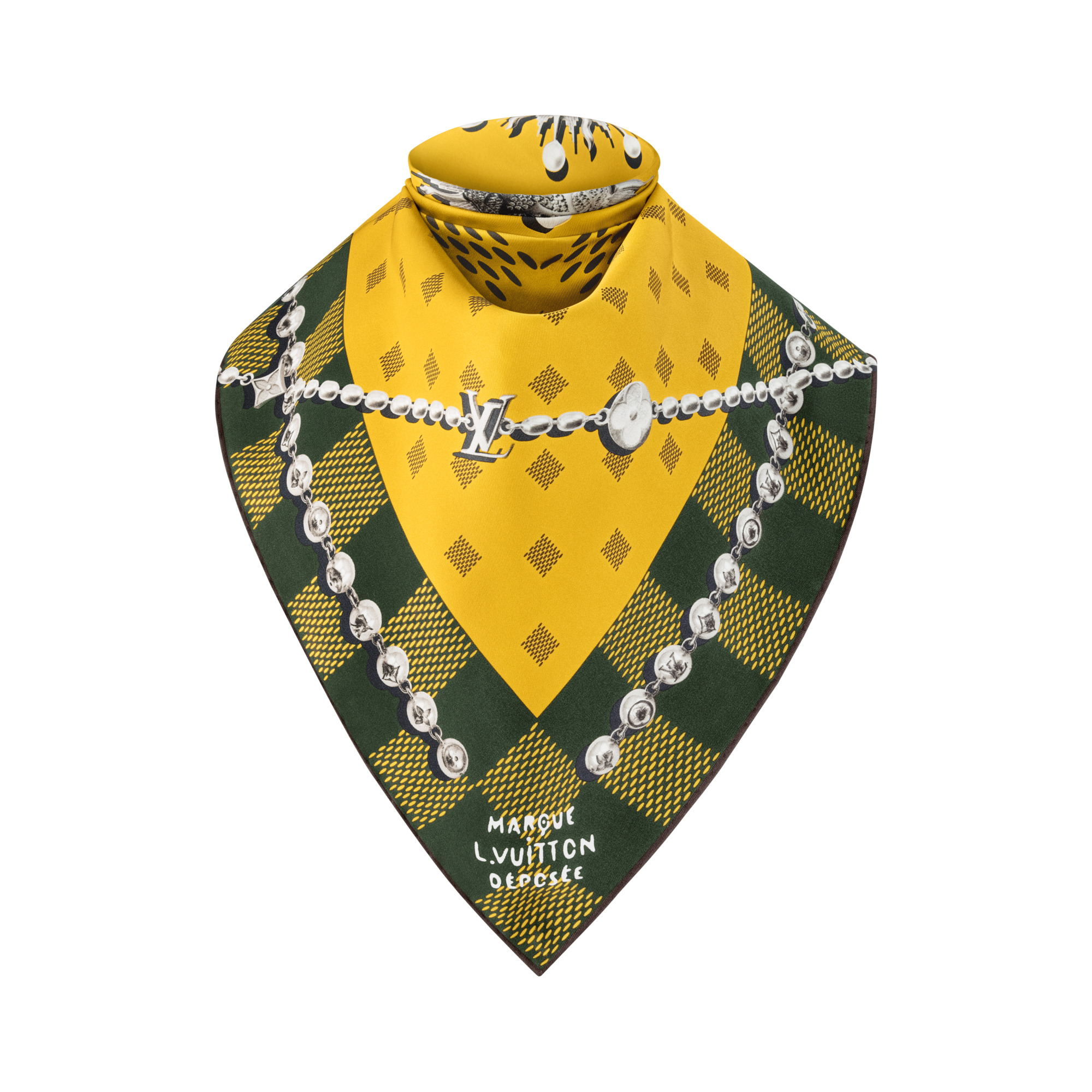 Damier Jewelry Silk Square - 2