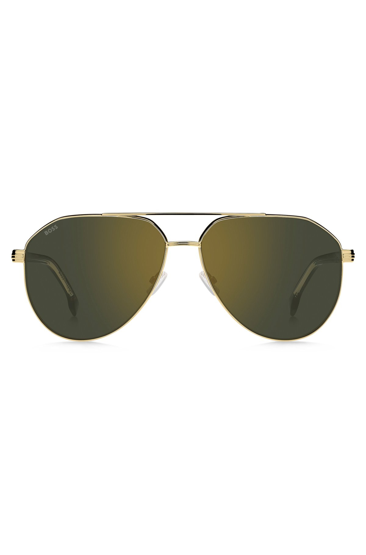 HAVANA ACETATE SUNGLASSES WITH BETA-TITANIUM TEMPLES - 3