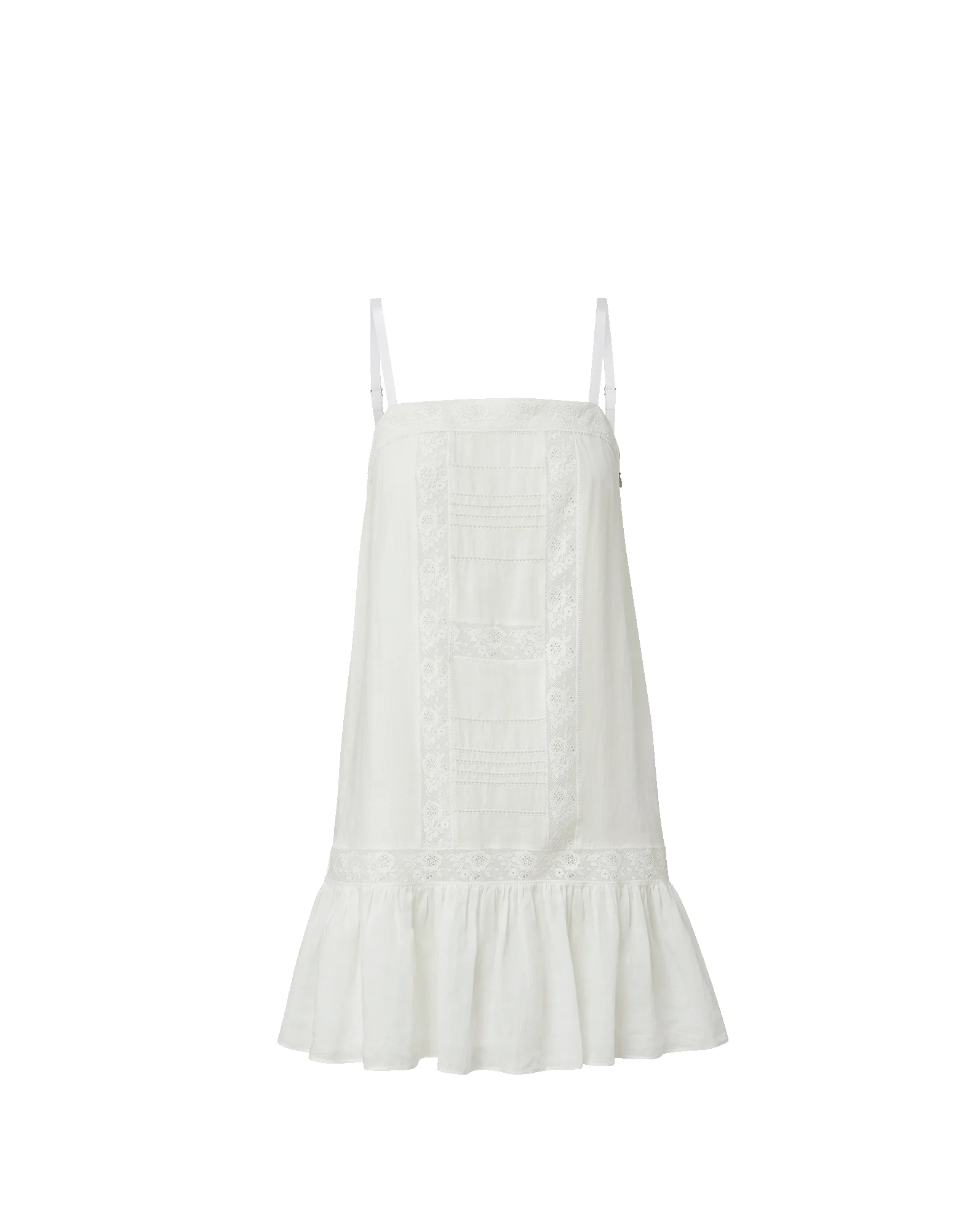NADERAH EYELET MINI DRESS - 1