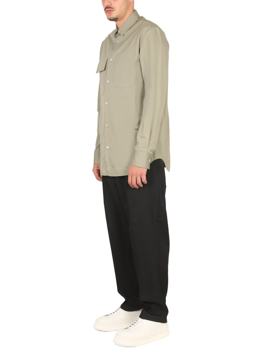 Jil Sander Men Poplin Shirt - 2