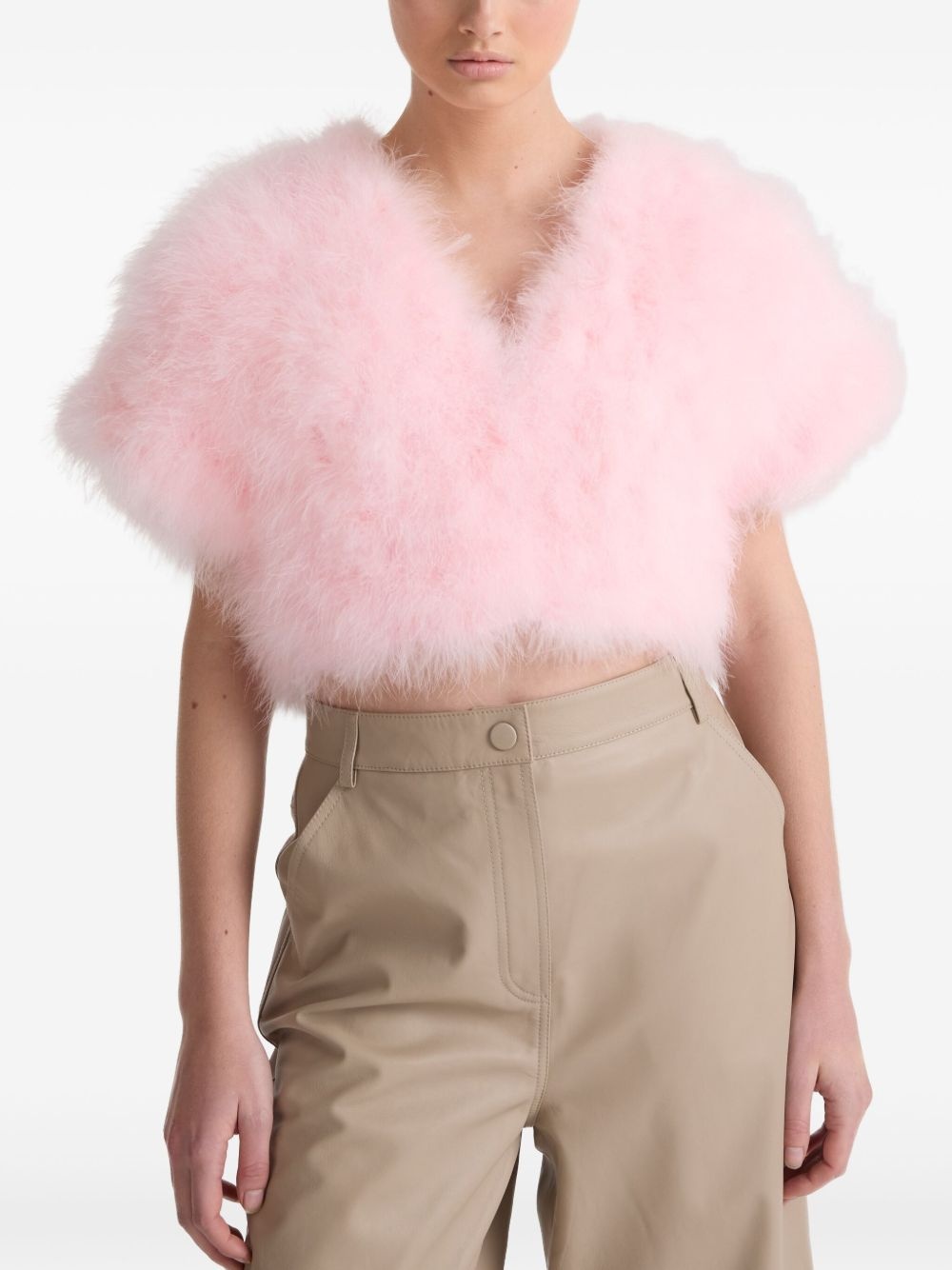 feather jacket - 2