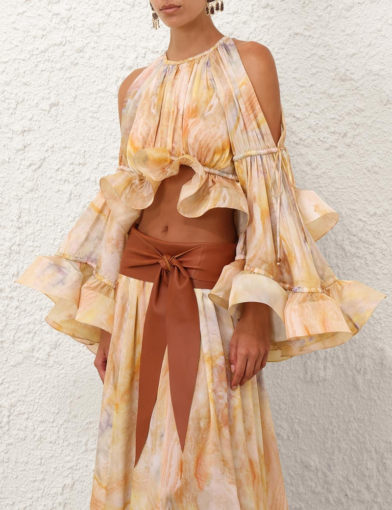 Zimmermann BALANCE FLOUNCE BLOUSE outlook