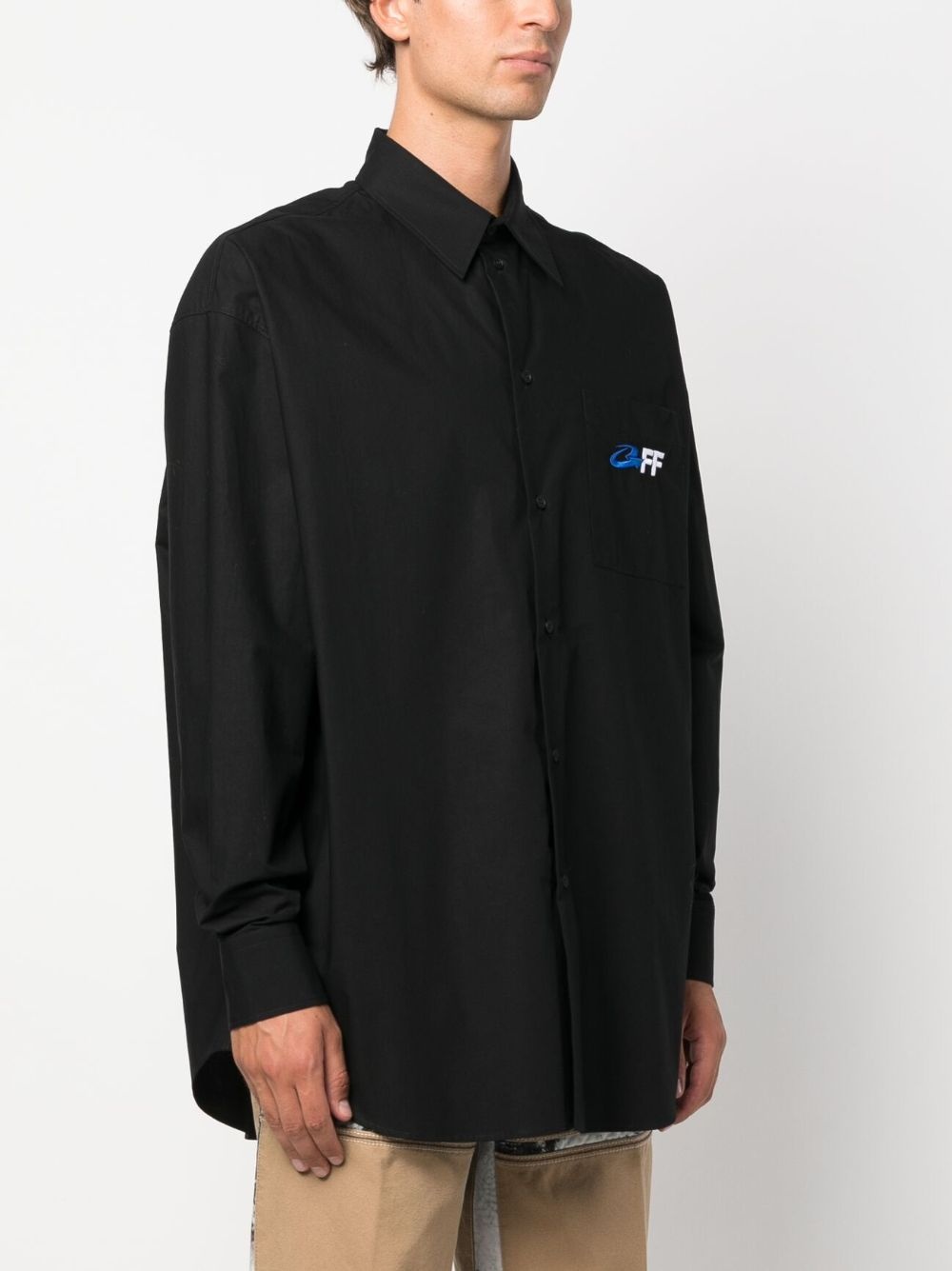 Exact Opp-print long-sleeve shirt - 4