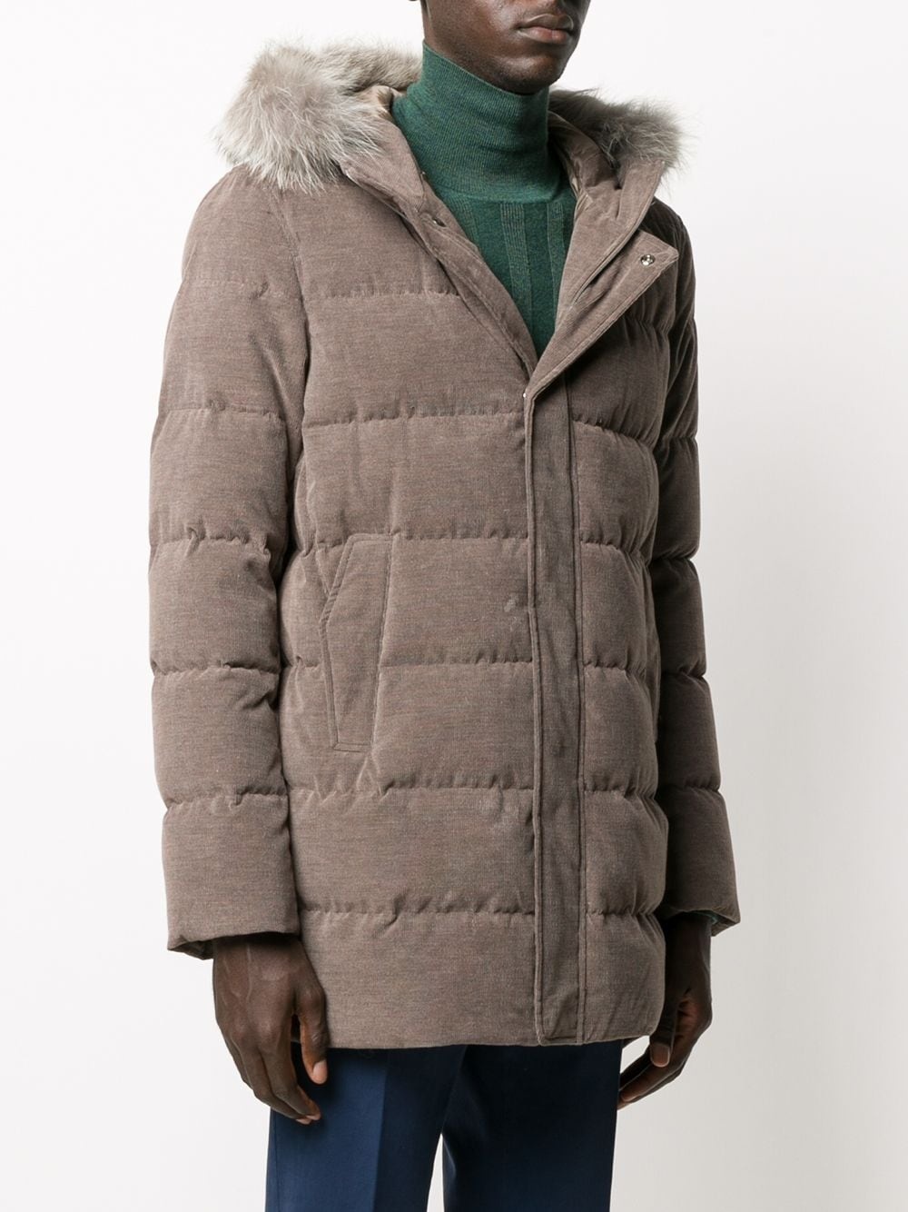 hooded padded coat - 3