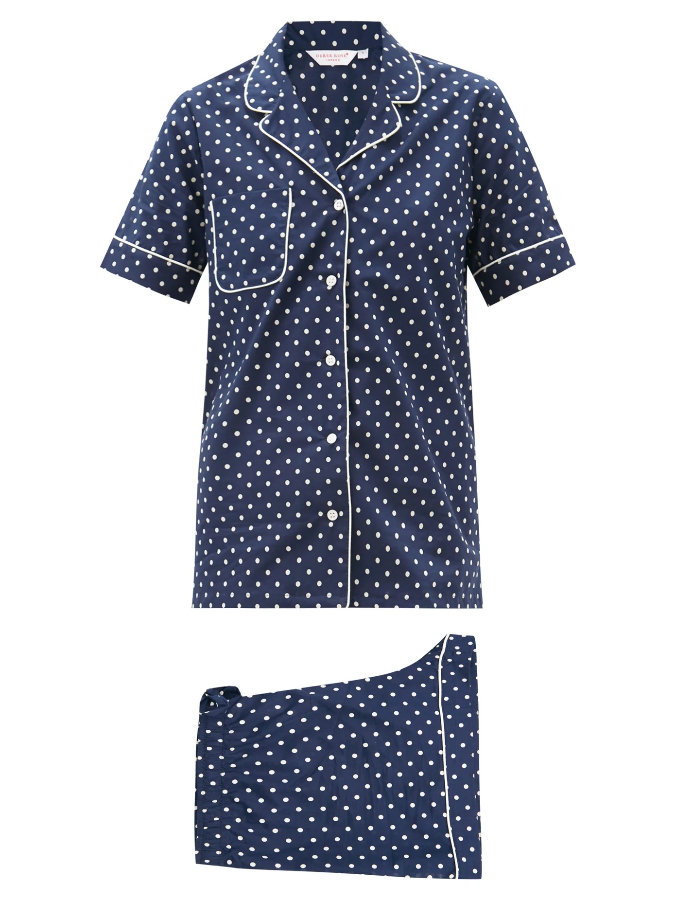 Plaza polka-dot cotton pyjamas - 1