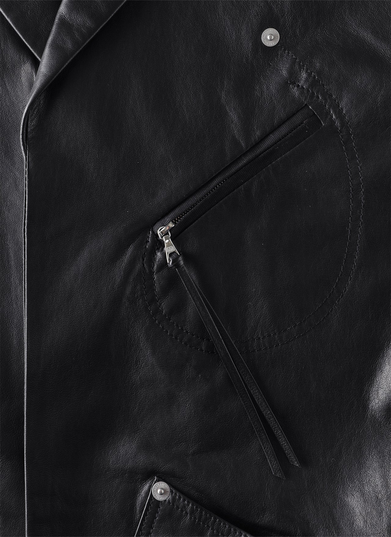 8.0 LEATHER JACKET CENTER (BLACK) - 6