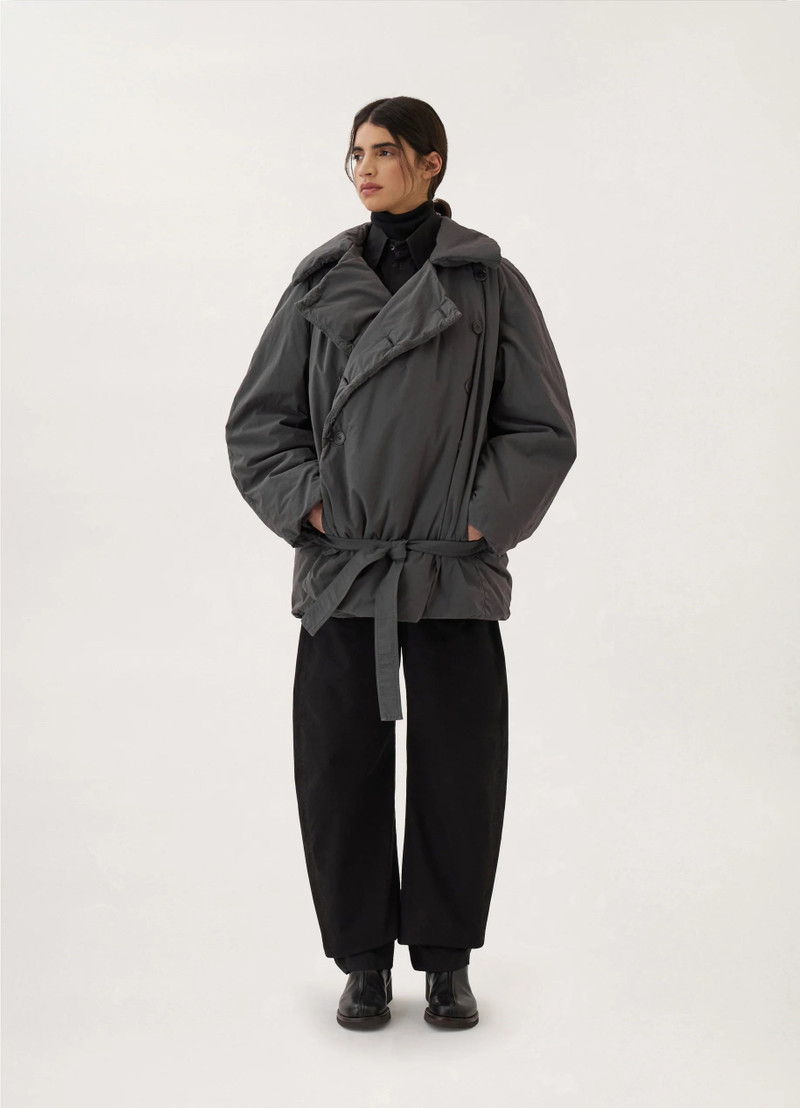 Lemaire WADDED SHORT TRENCH COTTON NYLON - CO401 LF726_BK991