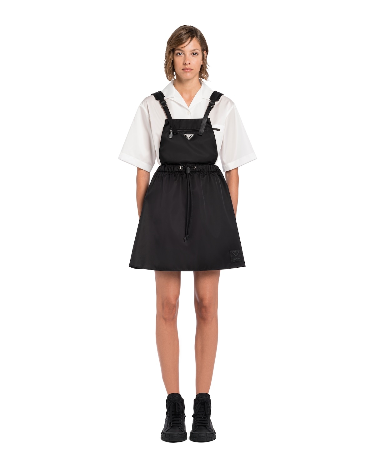 Re-Nylon Gabardine pinafore dress - 2