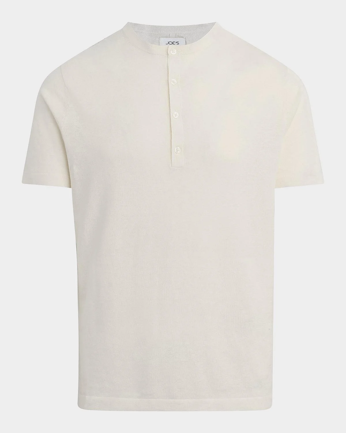Men's Linen and Cotton Solid Henley T-Shirt - 1