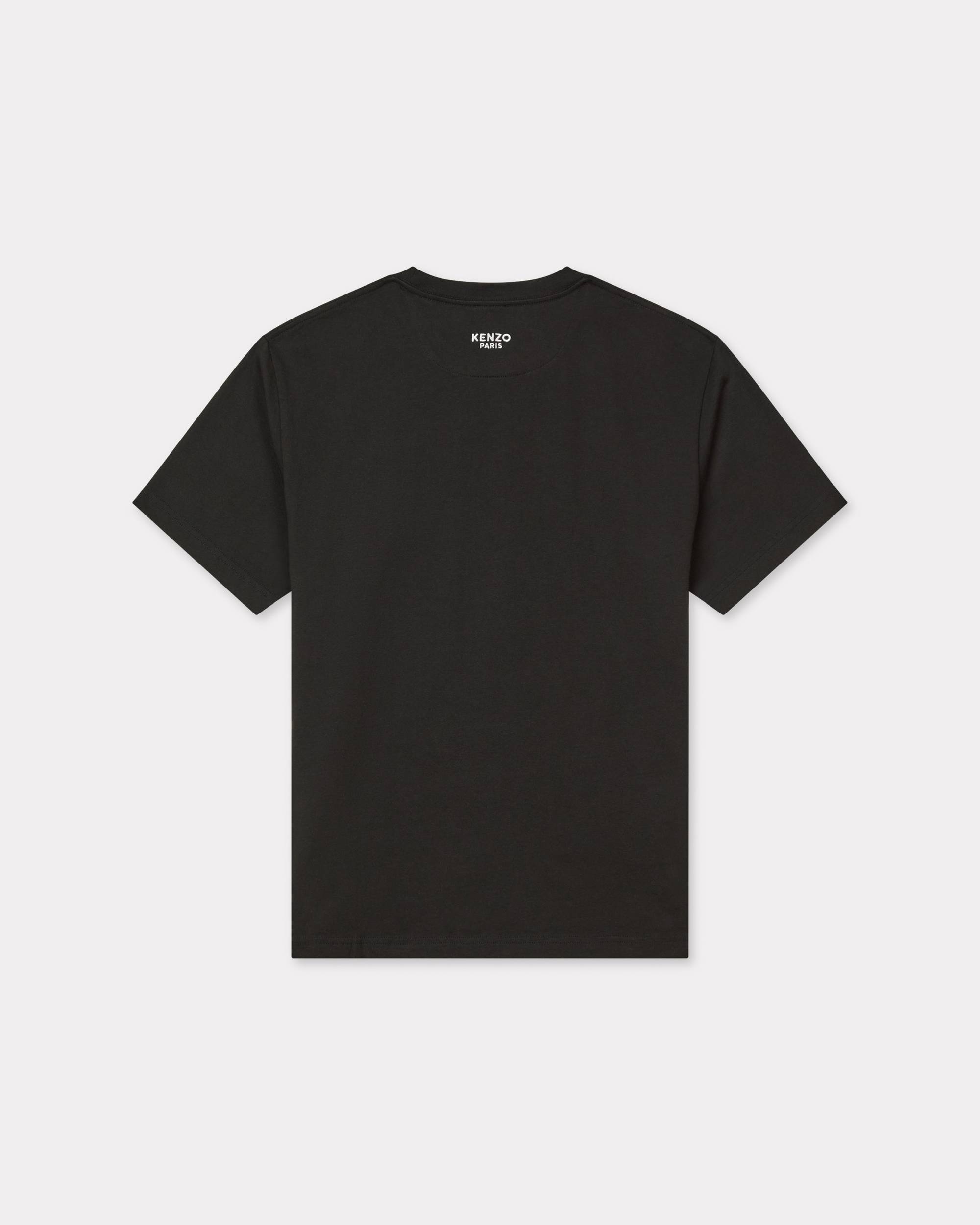 'KENZO Pop' embroidered T-shirt with badge effect in cotton - 2