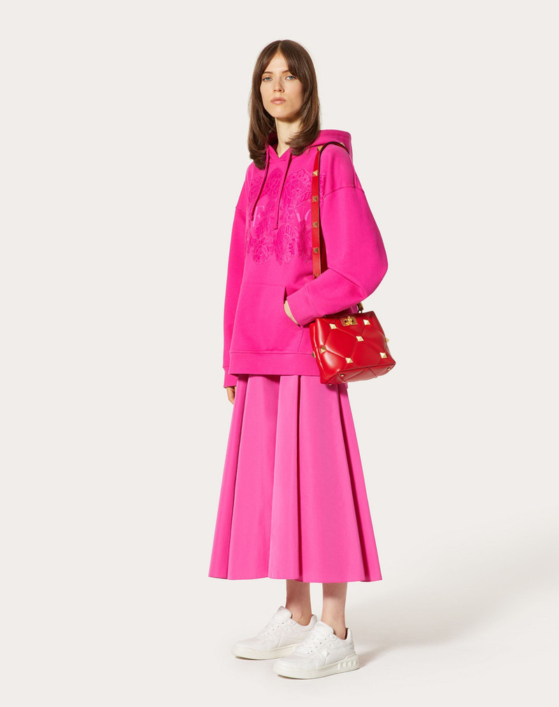 JERSEY AND LACE SWEATSHIRT 2