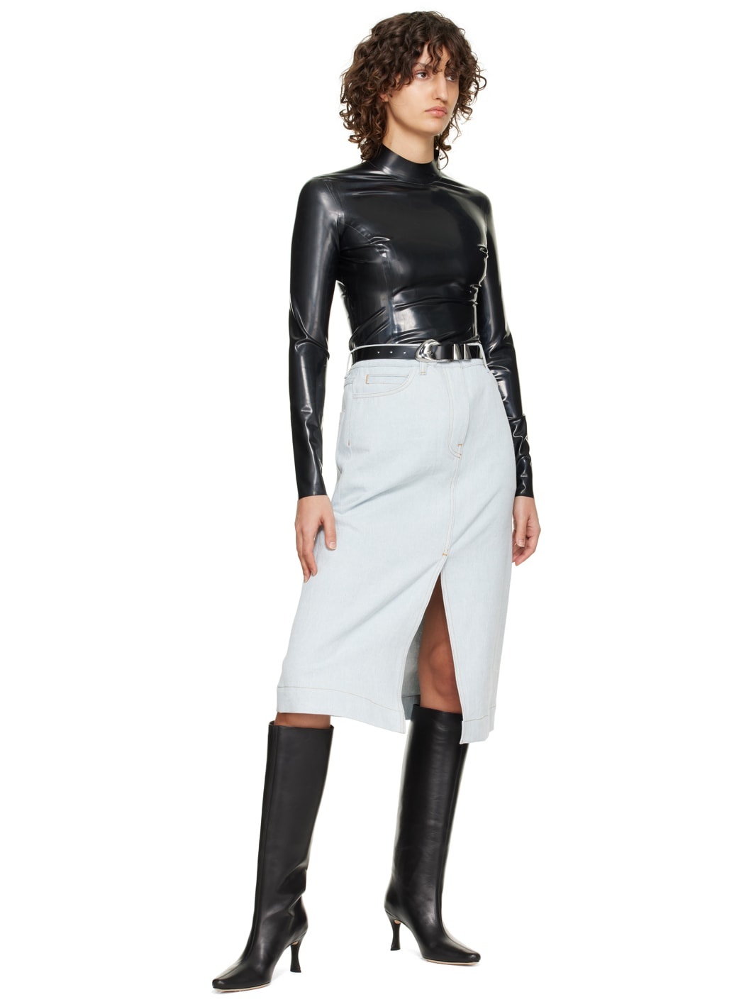 SSENSE Exclusive Black Stevie 42 Boots - 5