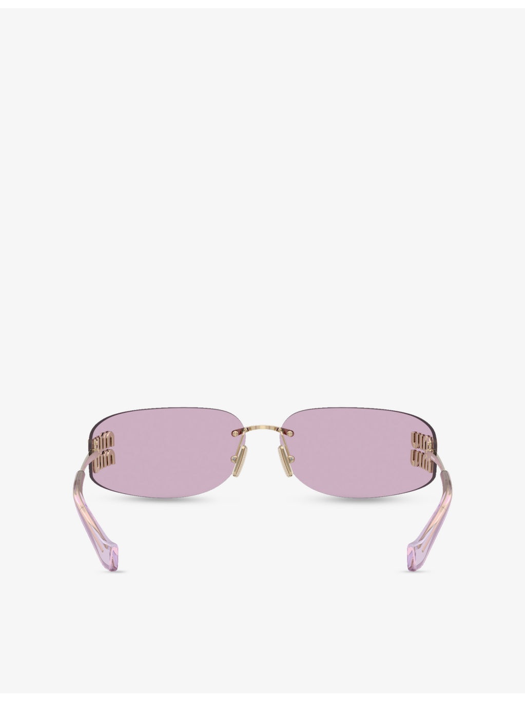 MU A51S Square-Frame Metal Sunglasses - 4