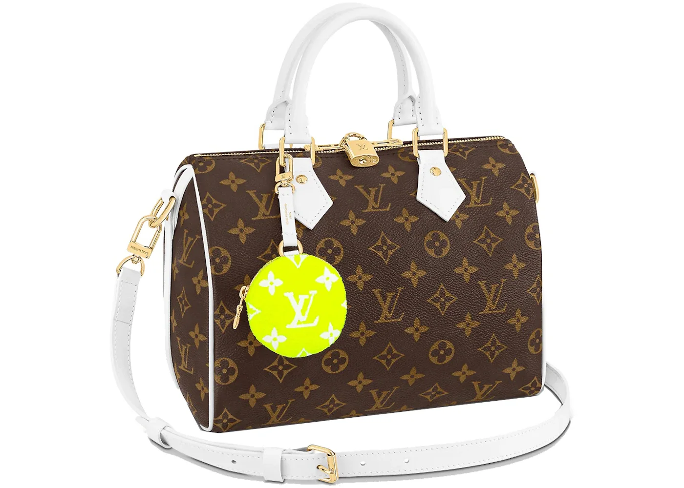 Louis Vuitton Speedy Bandouliere 25 White/Brown - 1