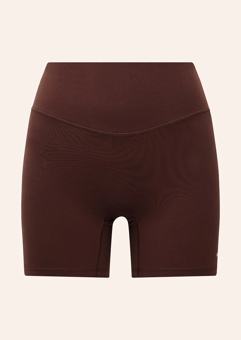 SIGNATURE 5" BIKE SHORT IN MAHOGANY - 1